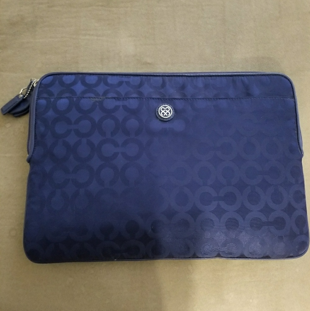 Coach laptop sleeve